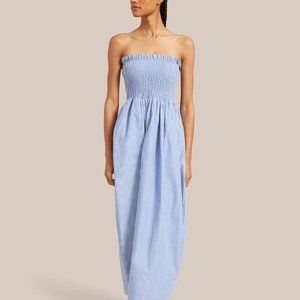 Modern Citizen Smocked Strapless Maxi Dress